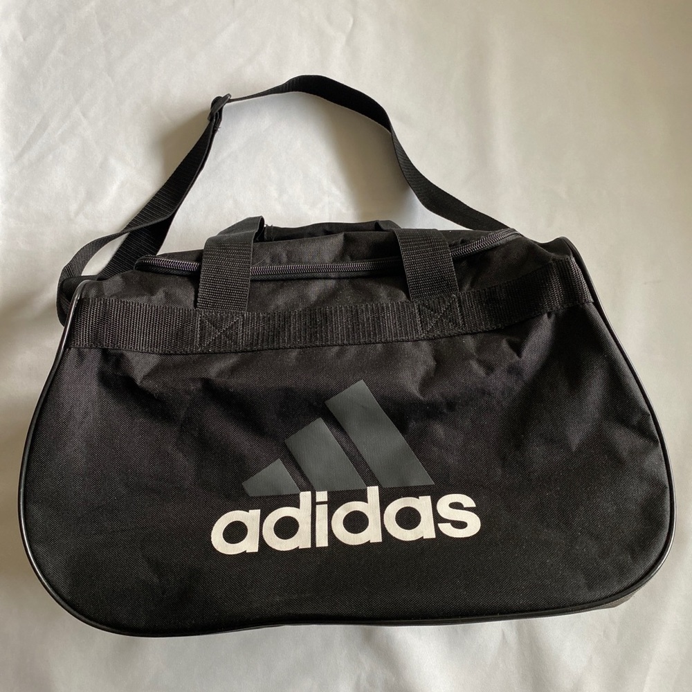 adidas Logo Duffel Bag - Black, Small preowned